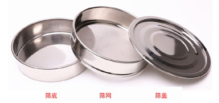 篩底，篩網，篩蓋展示圖
